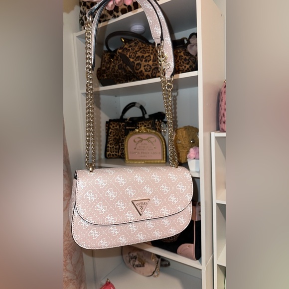 Guess Handbags - Pink and gold guess crossbody/ shoulder bag
